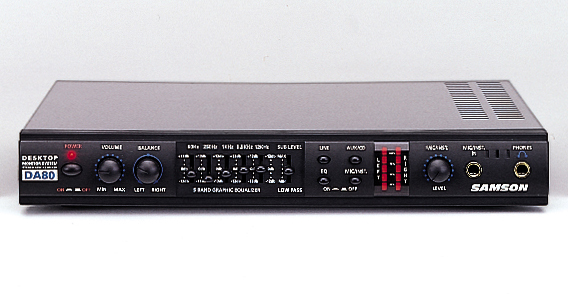 Samson DA80 Stereo Mixer/Amplifier 