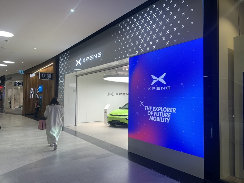 Vi hjälpte XPENG med LED till deras nya showroom i Mall of Scandinavia